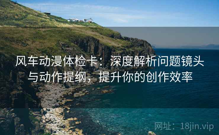 风车动漫体检卡：深度解析问题镜头与动作提纲，提升你的创作效率